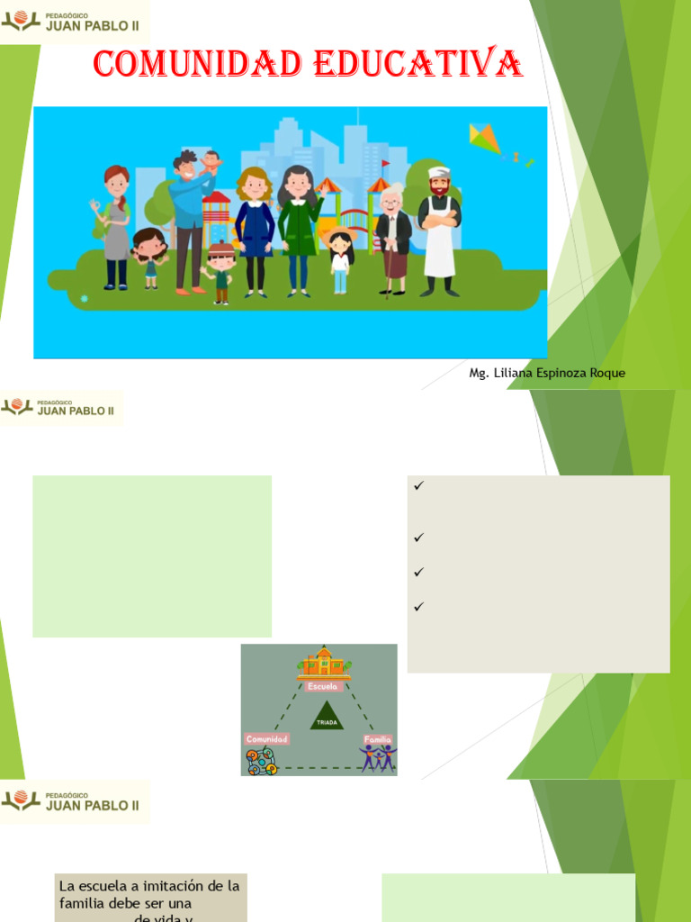 Importancia de la Comunidad Educativa | PDF | Maestros | Comunidad