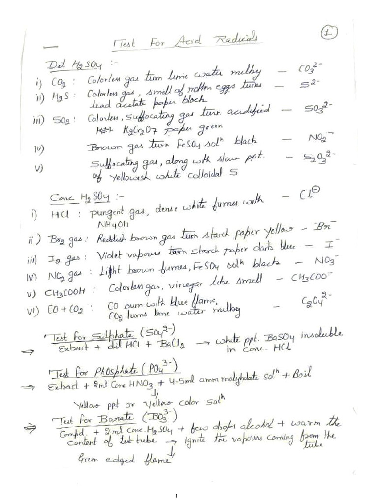 Inorganic Analysis | PDF