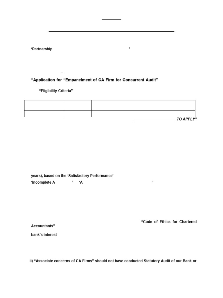 PNB CA Firms Concurrent Audit Empanelment 2025-26 | PDF | Audit | Business