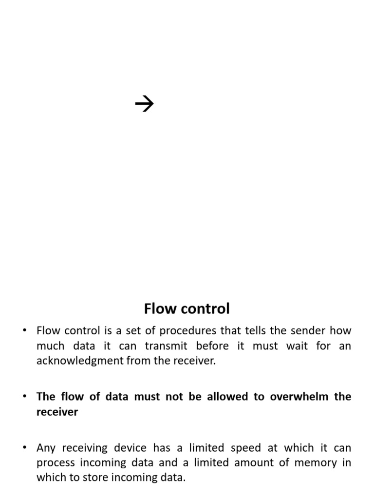 ARQ Protocols: Flow and Error Control | PDF | Transmission Control ...