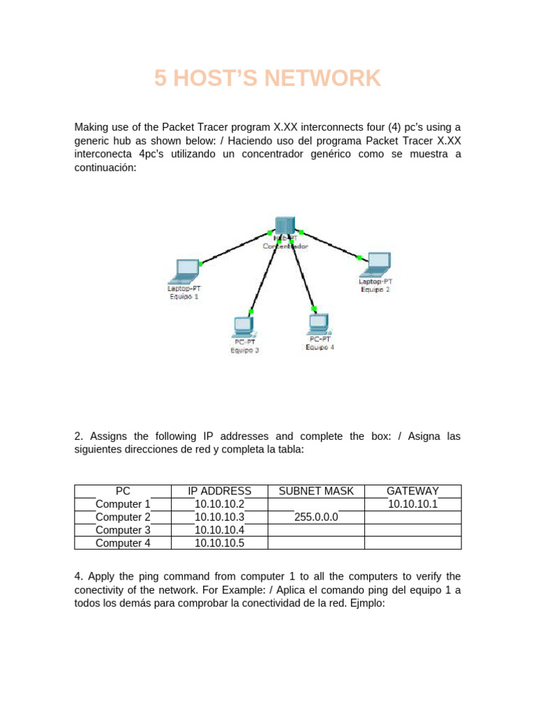 5 Host Network | PDF