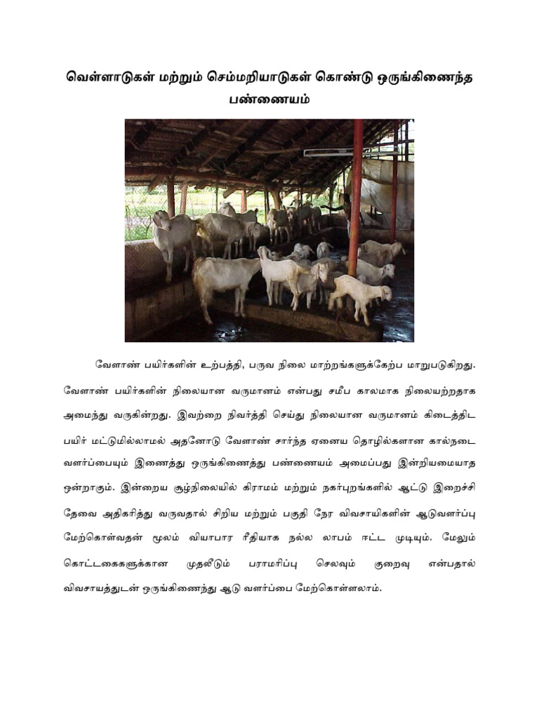 Goat and Sheep in IFS | PDF