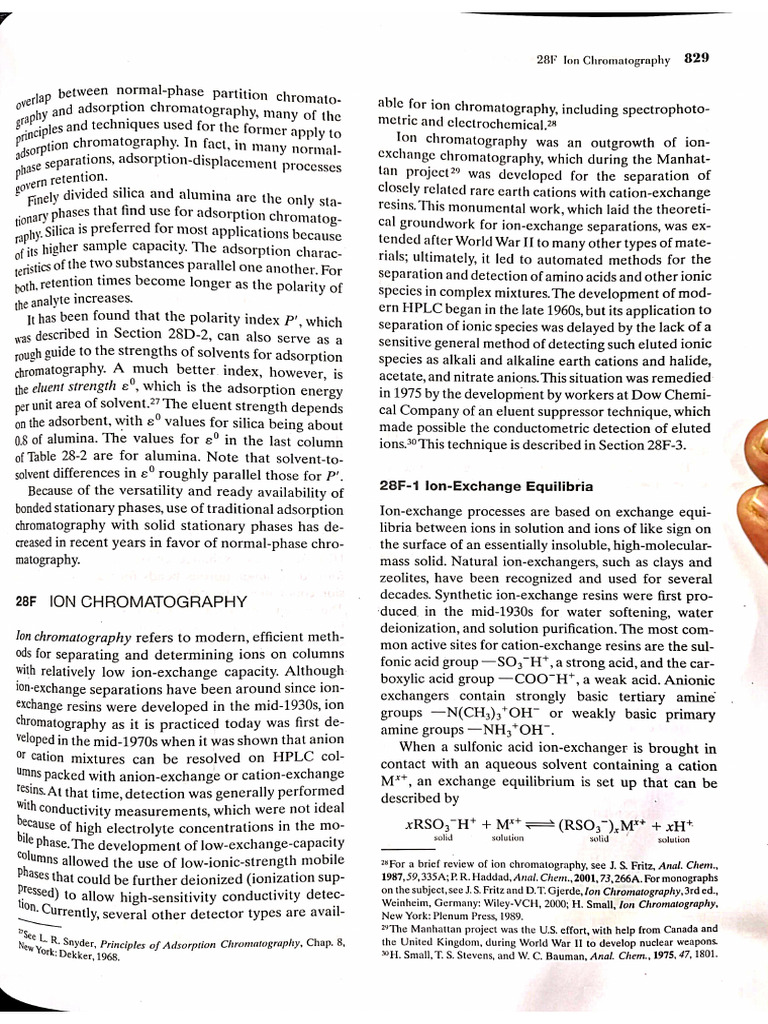 Ion Exchange Chromatography | PDF