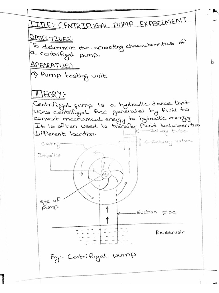Centrifugal Pump | PDF