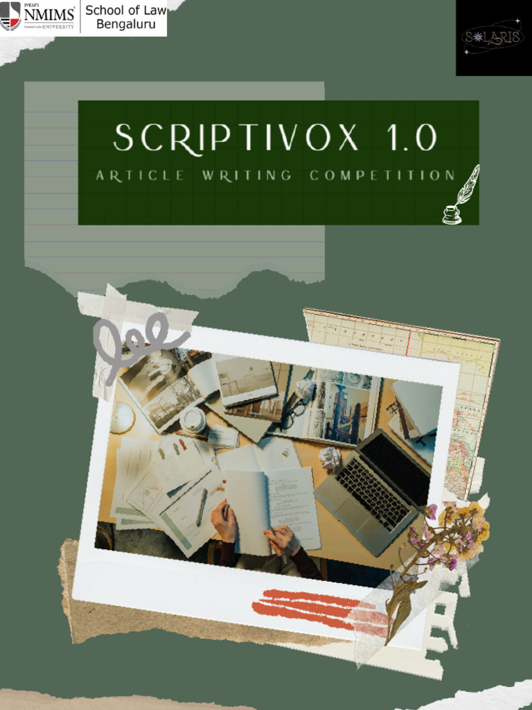 Scriptivox Article Writing Competition | PDF | Citation