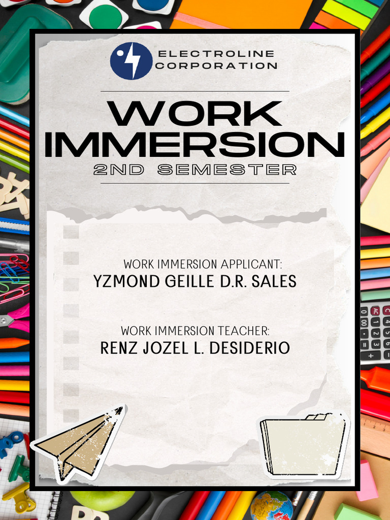 Work Immersion | PDF