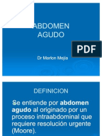 01 - Cirugía - Abdomen Agudo