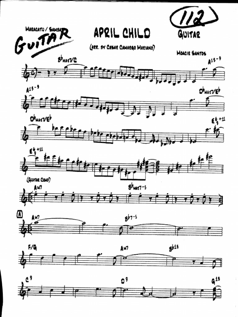 April Child - Arr. Cesar Mariano Camargo | PDF