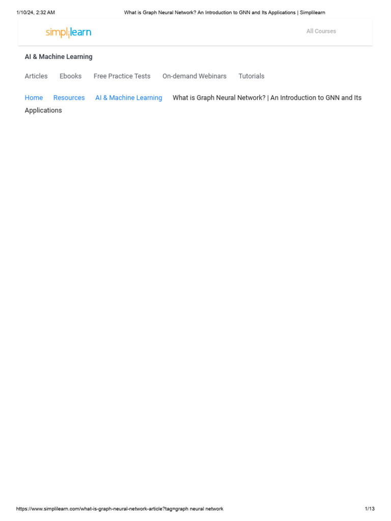 Introduction to Graph Neural Networks | PDF | Applied Mathematics ...