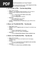 e-AWB Special Handling Codes at A Glance: EAW EAP ECC ECP | PDF ...