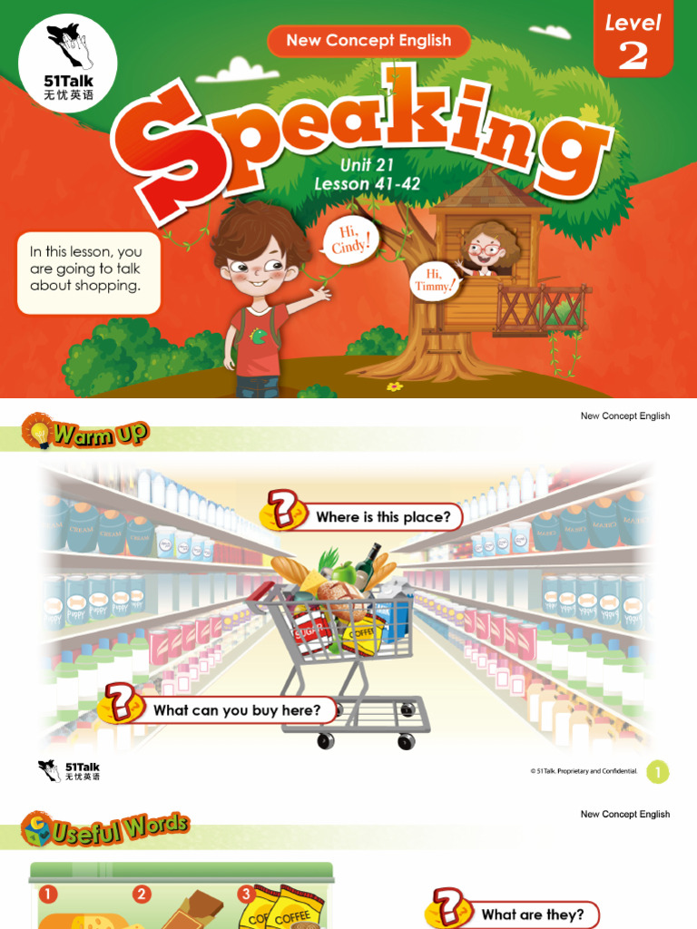 Speaking Unit 21 Lesson 41 To 42 | PDF