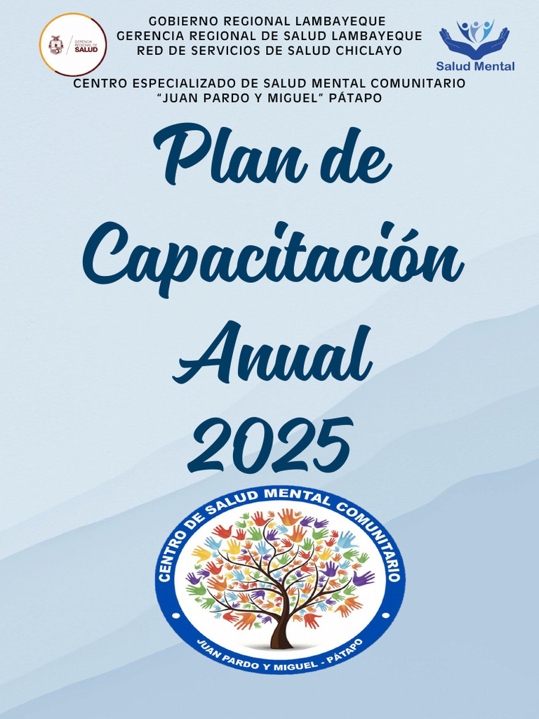 Capacitación Anual 2025 | PDF | Salud mental | Gestión de recursos humanos