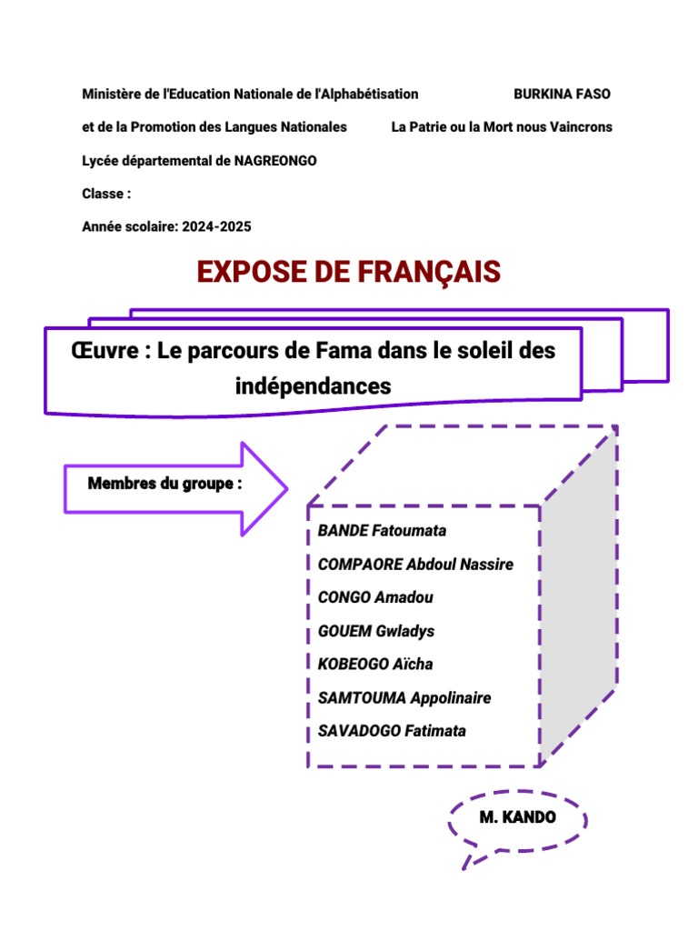 Avancement du MENAPLN 2024 | PDF