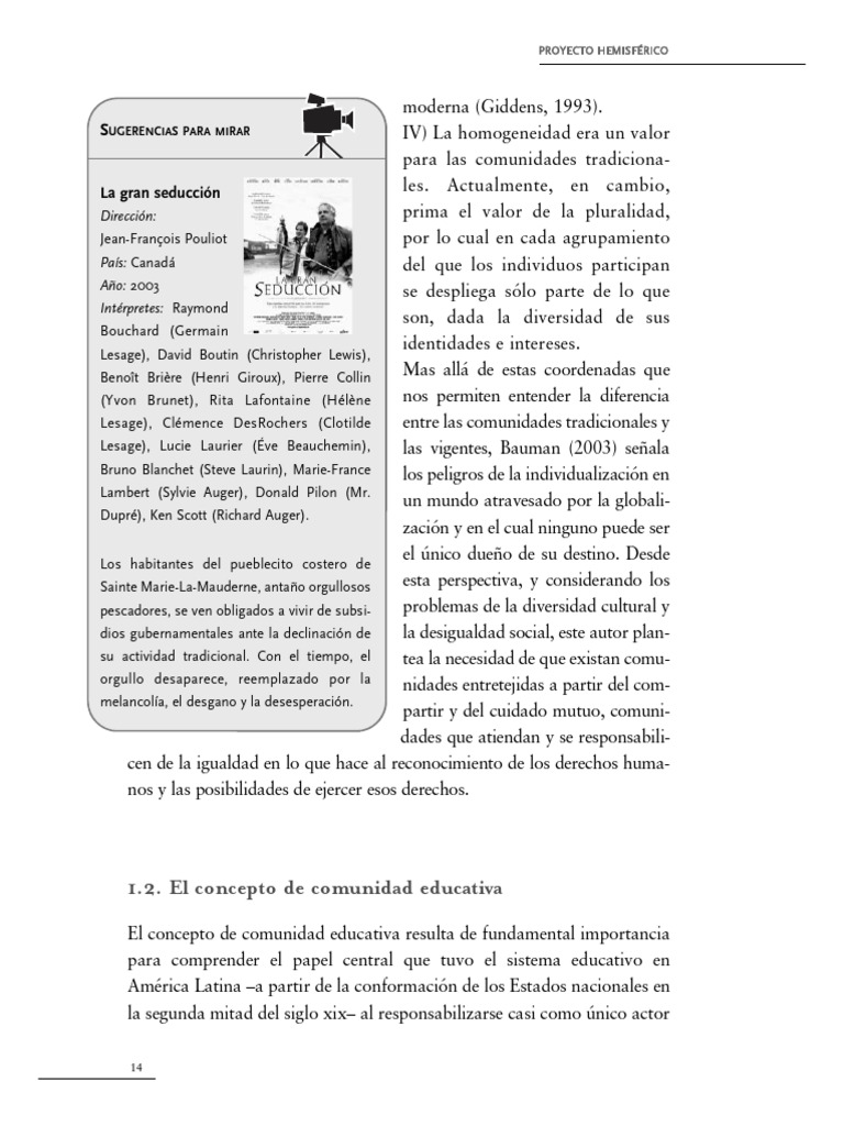 Comunidad educativa y su evolución actual | PDF | Escuelas | Comunidad