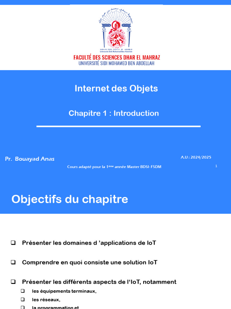 Introduction à l'Internet des Objets | PDF | Internet des objets ...