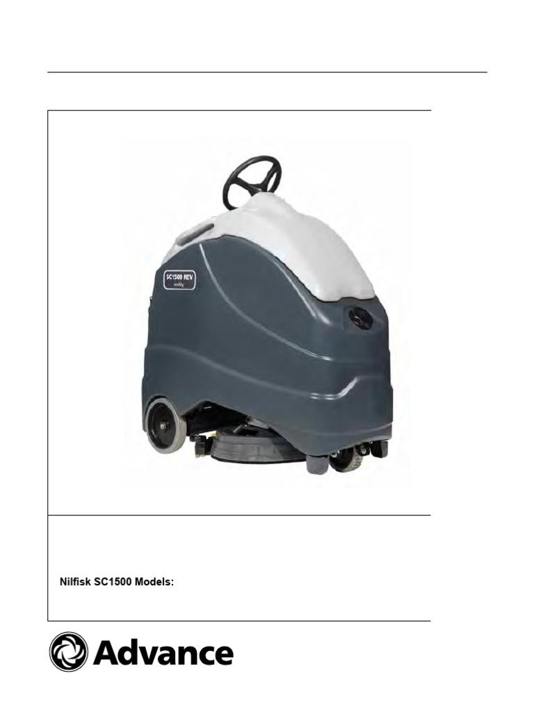 SC1500 Service Manual | PDF | Brake | Washing Machine