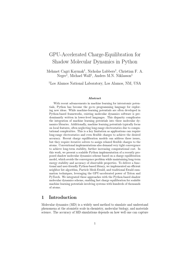 2503.21176v1 | PDF | Molecular Dynamics | Force Field (Chemistry)