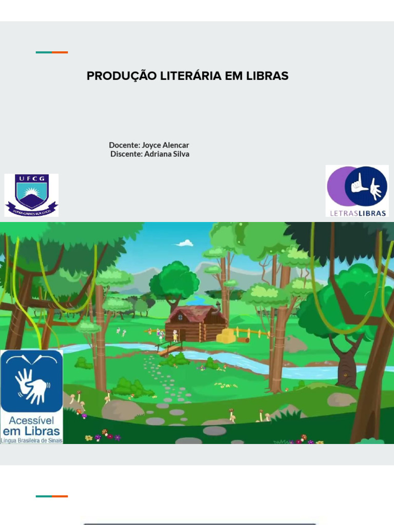 Produção Literária em Libras | PDF