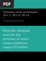 Chemical Tests for Water Purity | PDF | Water | Purified Water