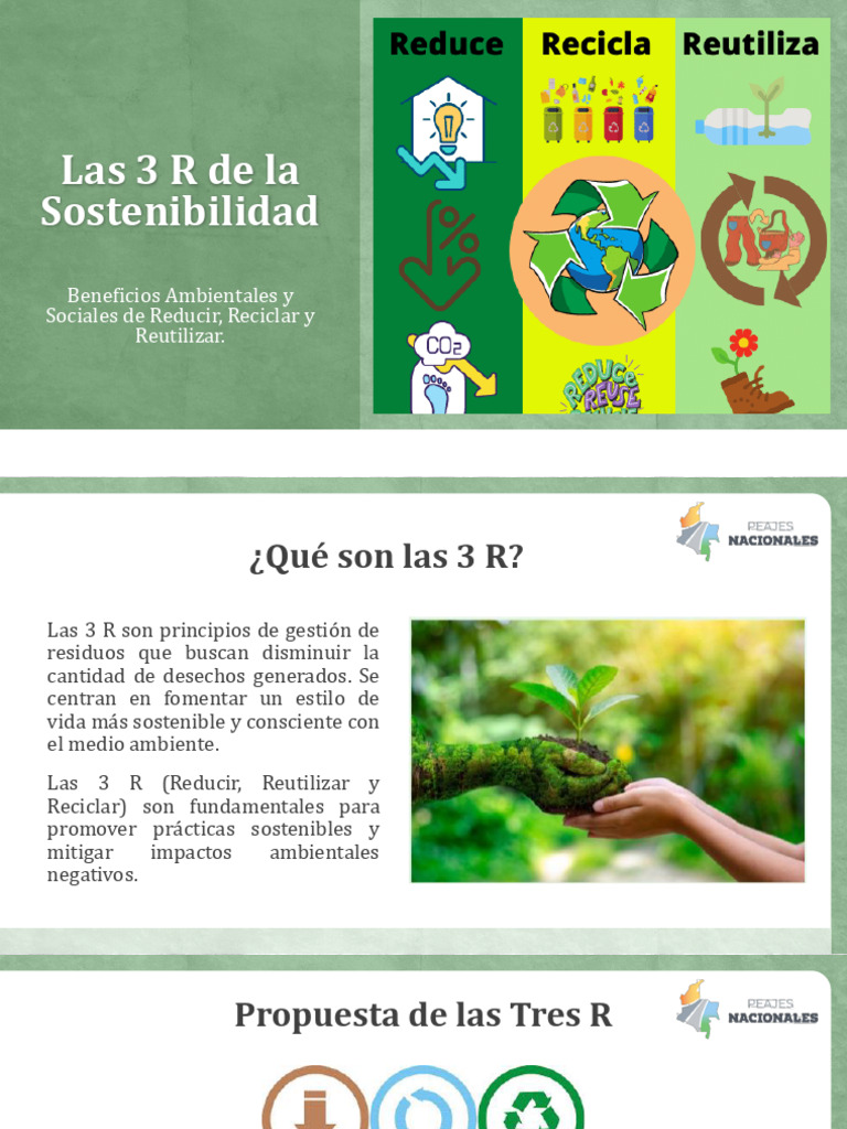 Las tres R (2) | PDF | Reciclaje | Sustentabilidad