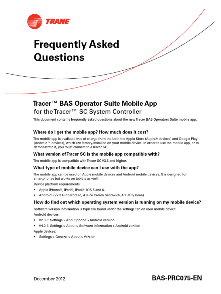 BAS-PRC075-EN Frequently Asked Questions | PDF | Android (Operating ...