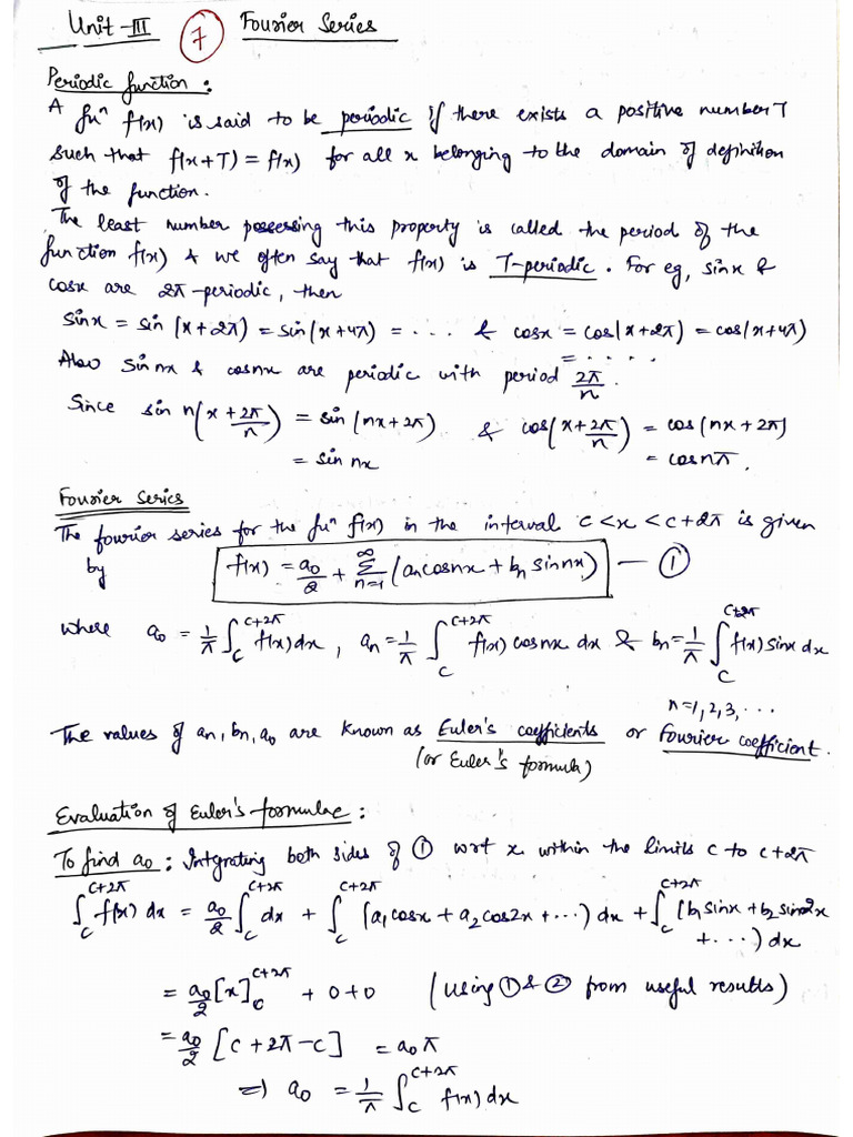 Applied Mathematics - II Unit-III Lecture VII | PDF