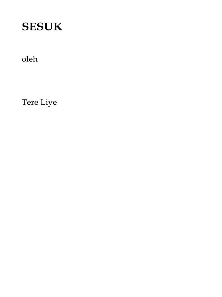 Tereliye Sesuk | PDF