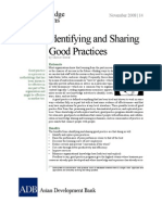 Identifying and Sharing Good Practices
