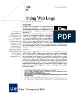 Writing Web Logs: Knowledge Solutions