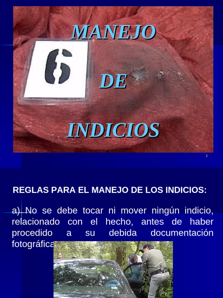 Manejo y Recolección de Indicios Criminales | PDF | Clavo (anatomía ...