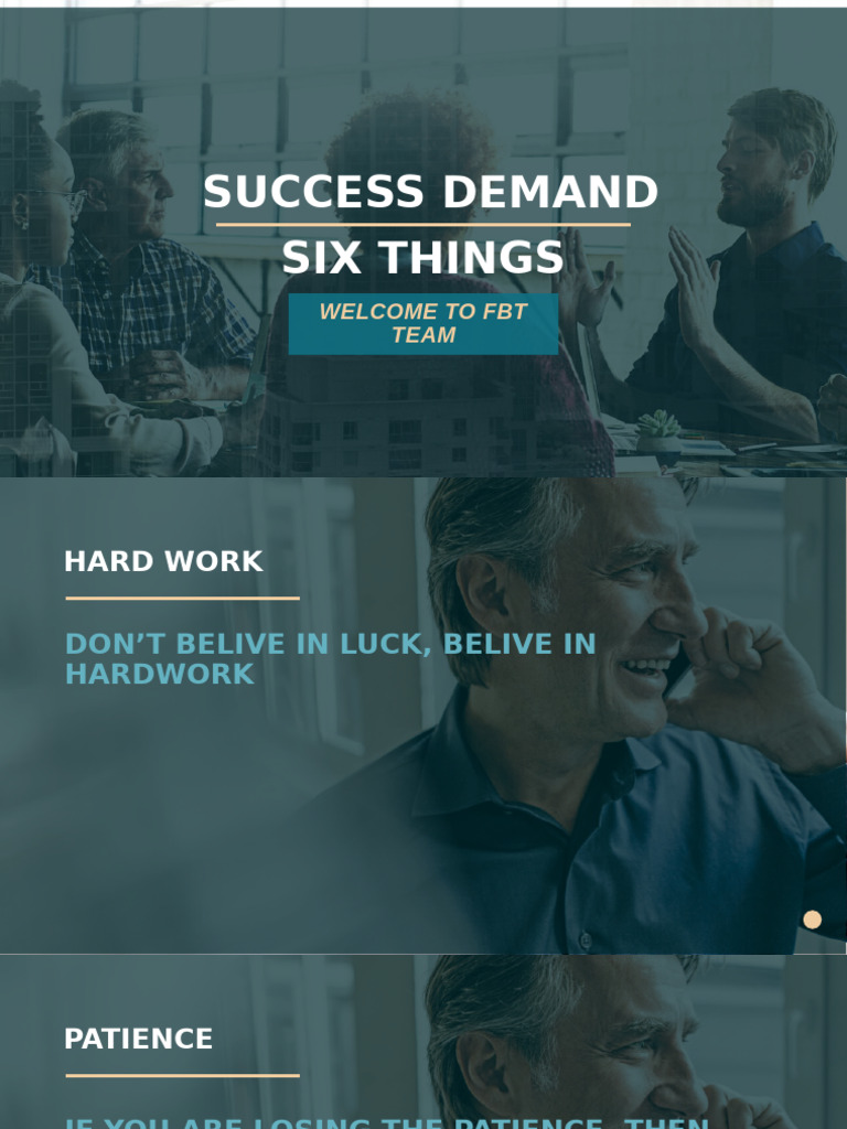 Keys to Team Success: Hard Work & Discipline | PDF