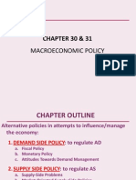 CHAPTER 30 & 31: Macroeconomic Policy