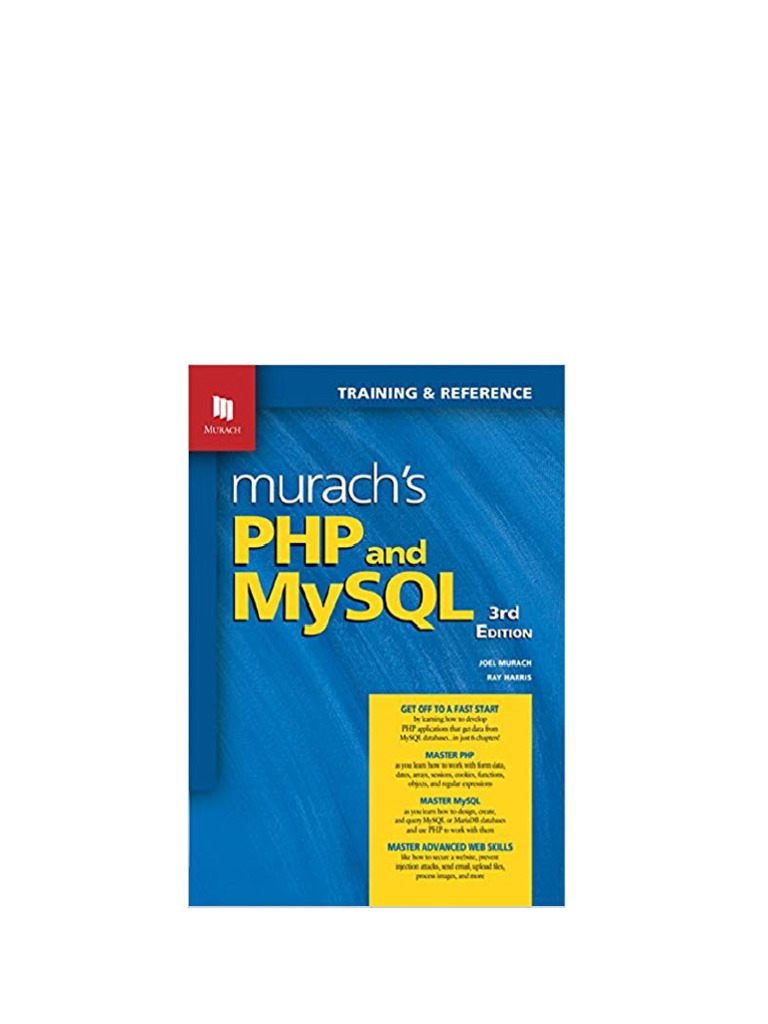 (Ebook PDF) Murach's PHP and MySQL (3rd Edition) by Joel Murachinstant ...