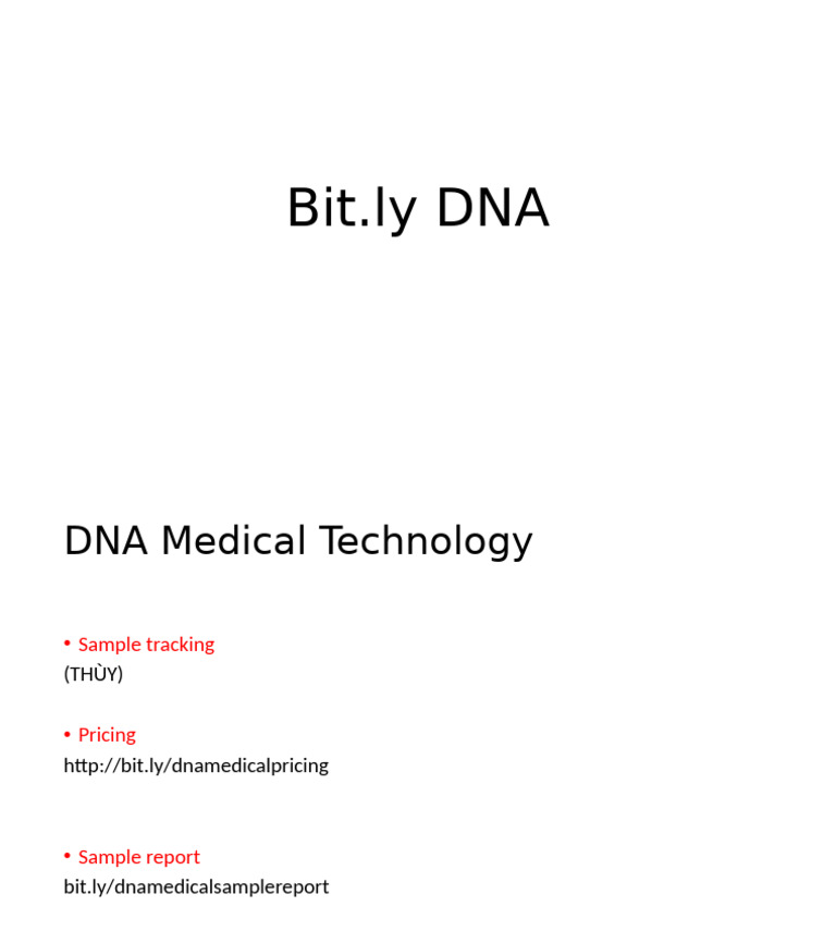 Bit - Ly DNA | PDF