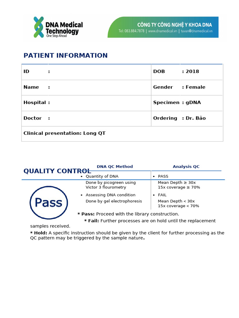 Patient SampleReport | PDF