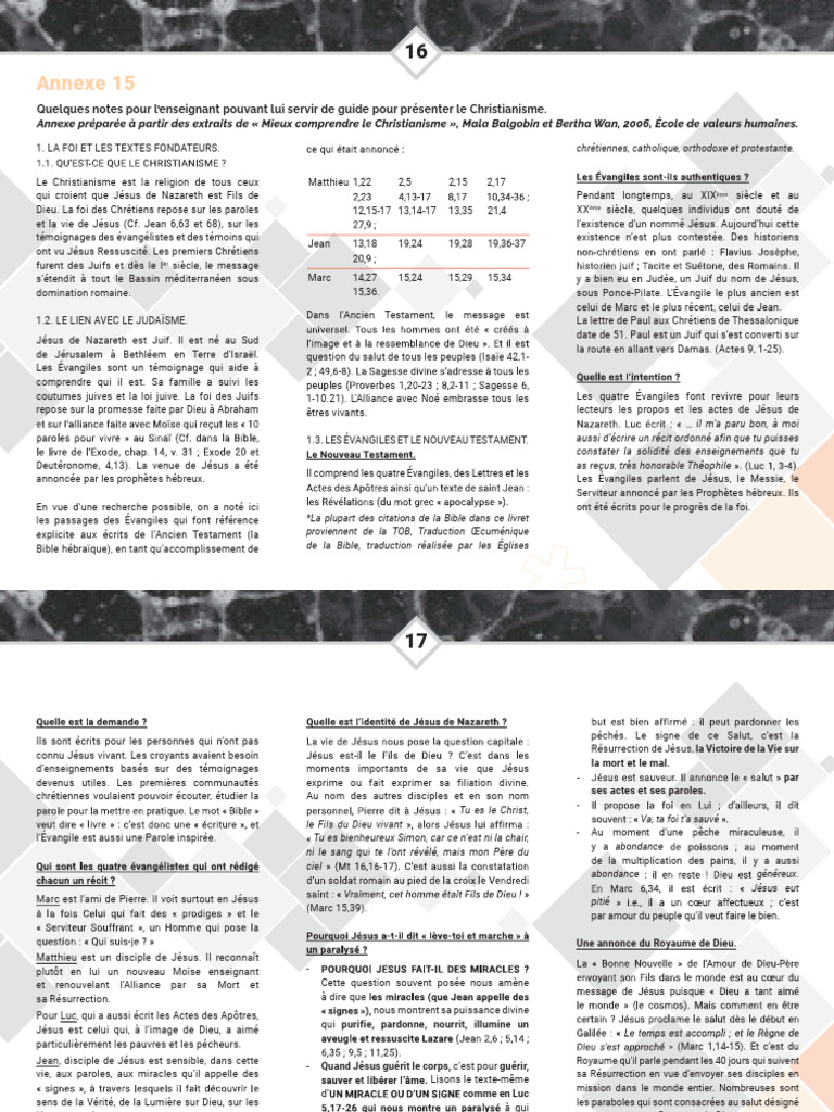 La Foi Chrétienne et ses Fondements | PDF | Pâques | Jésus
