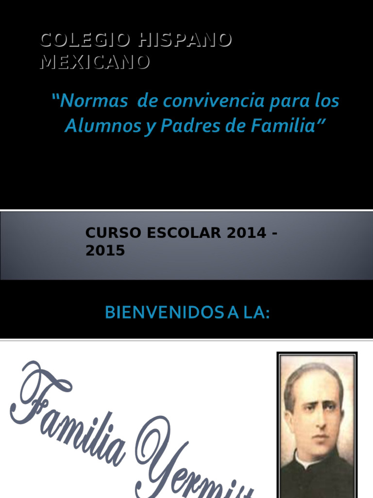 PP PADRES Normas de Convivencia 2014-2015 | PDF