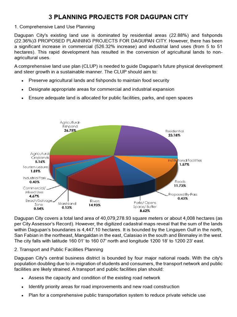 3 Planning Projects For Dagupan City | PDF | Climate Resilience ...