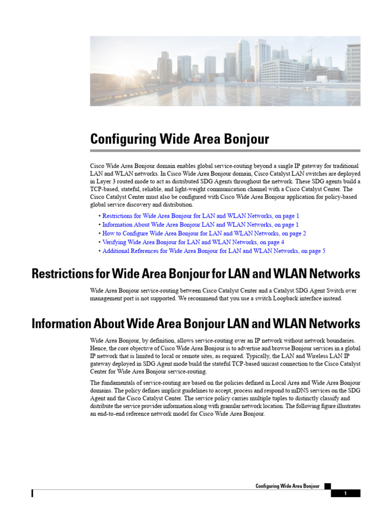 Photo inspiration: Gallery Detail: Configuring Cisco Wide Area Bonjour Pdf Wireless Lan