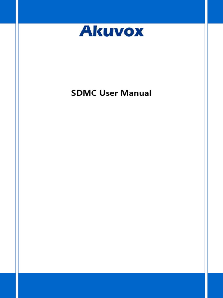 SDMC Software User Manual | PDF | Computer Network | Ip Address