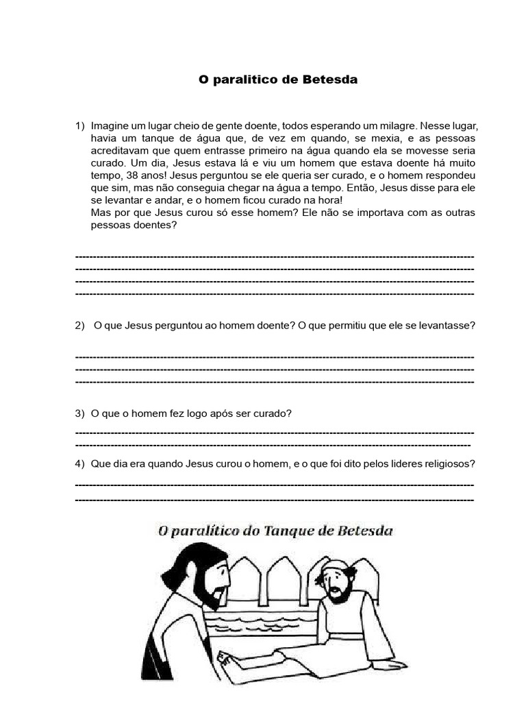 O Paralitico de Betesda | PDF