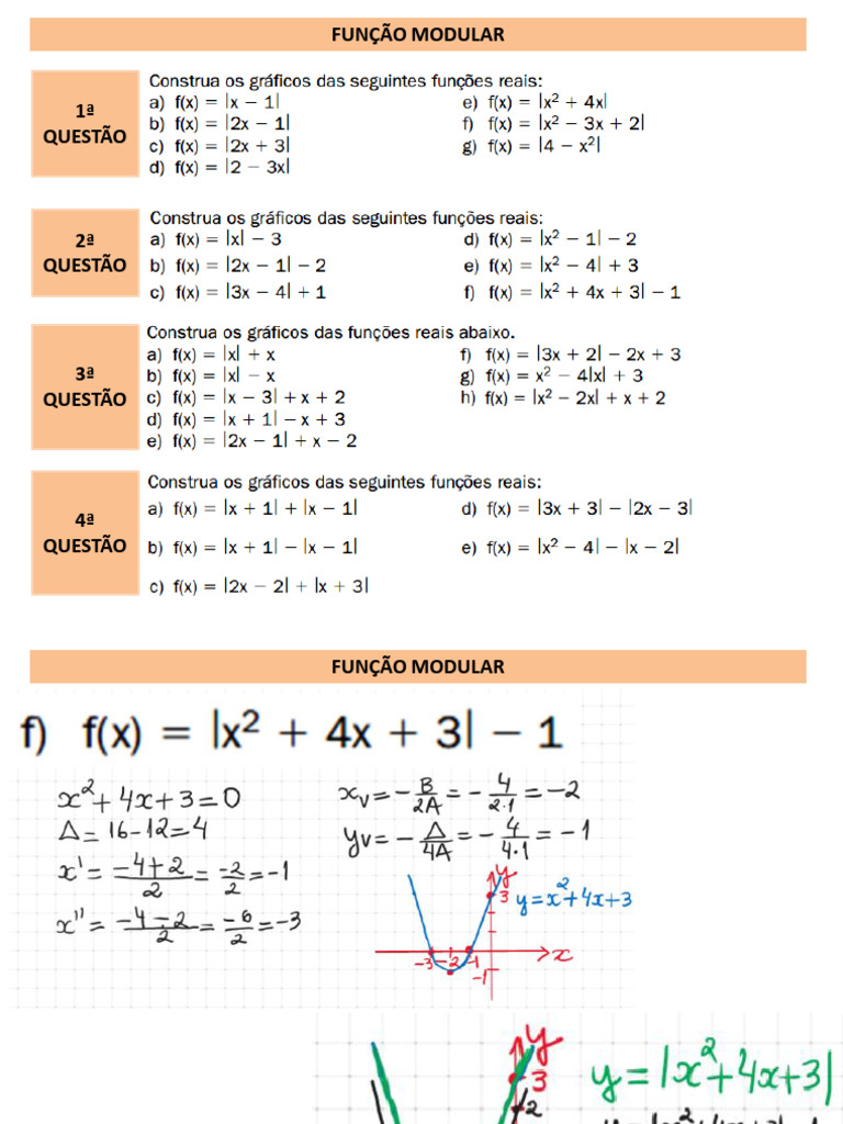 4 23.04 Função Modular | PDF