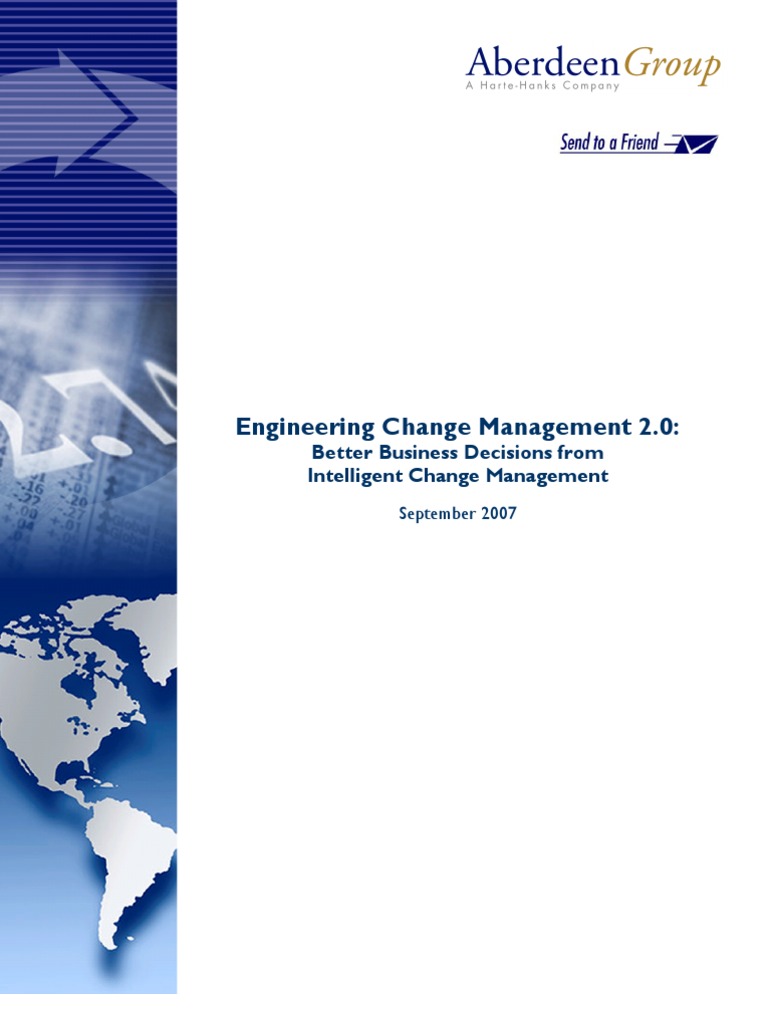 Engineering Change Management Aberdeen Report | PDF | Product Lifecycle ...