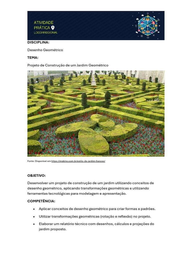 PRATICA LOCORREGIONAL Desenho Geometrico Proposta | PDF | Geometria ...