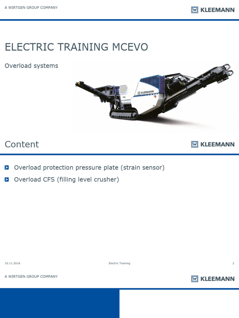 MCEVO Overload Protection Training Guide | PDF | Equipment | Tools