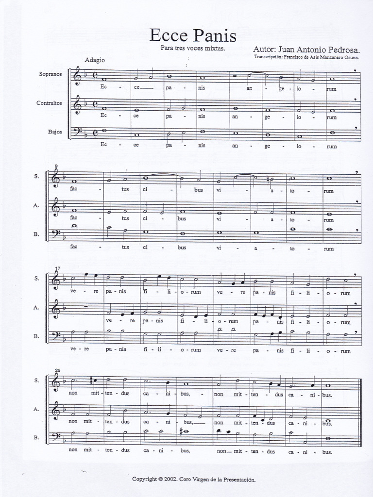Ecce Panis | PDF