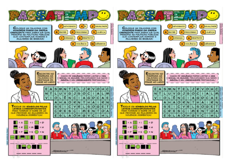 Atividade Passatempo | PDF