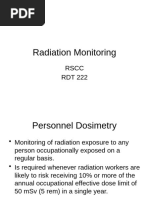 TLD Badge Usage Guidelines in Radiology | PDF | X Ray | Radiography