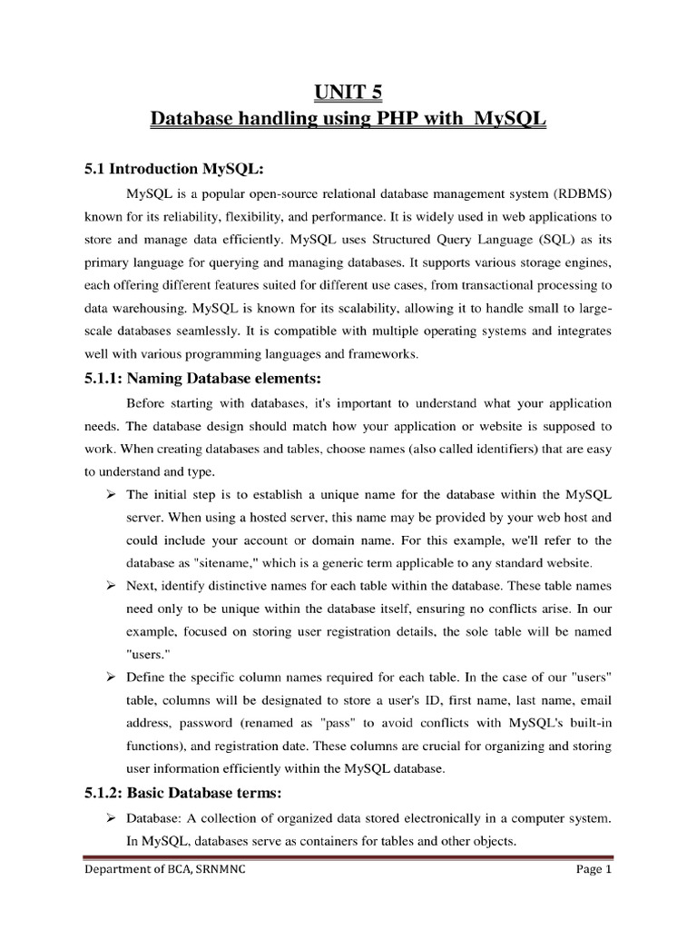 UNIT 5-Part 1 | PDF