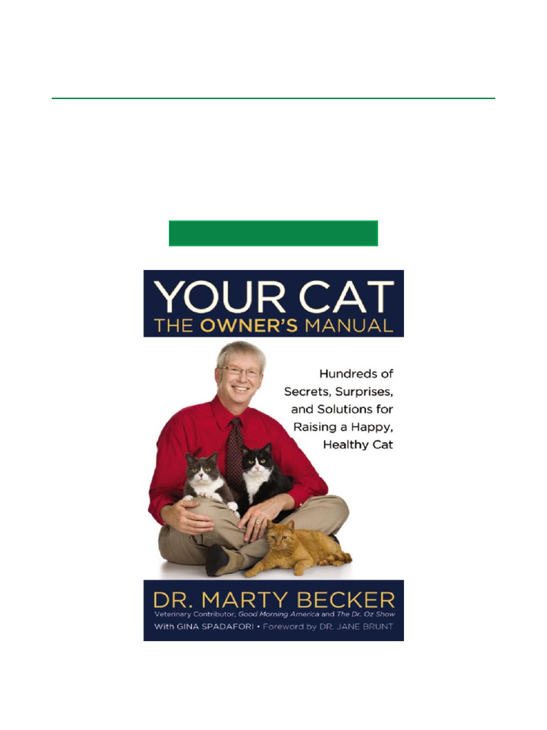 Fan Favorite Your Cat The Owner's Manual Hundreds of Secrets, Surprises ...